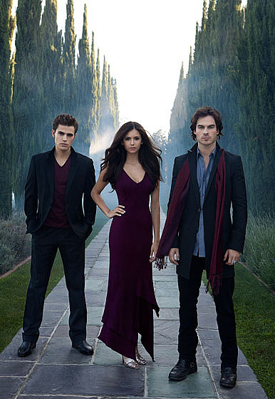 Stefan,Elena,Damon